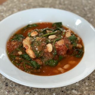 Chicken, Spinach and White Bean One Pot Meal